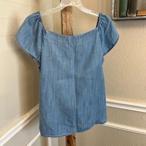 Banana Republic soft denim top